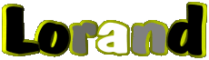 Vorname MANN - Frankreich L Lorand 