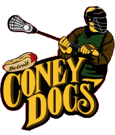 Sports Lacrosse C.I.L.L (Continental Indoor Lacrosse League) Detroit Coney Dogs 