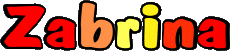 First Names FEMININE - UK - USA - IRL - AUS - NZ Z Zabrina 