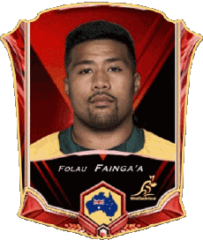 Sports Rugby - Players Australia Team 2022 Folau Fainga'a 