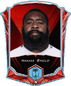 Sport Rugby - Spieler Fidschi Manasa Saulo 