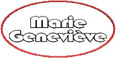 Prénoms FEMININ - France M Composé Marie Geneviève 