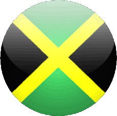 Drapeaux Amériques Jamaïque Rond 