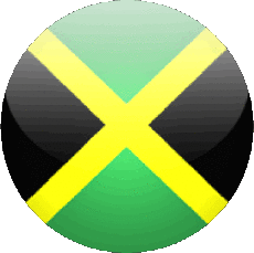 Fahnen Amerika Jamaika Runde 