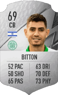 Multimedia Vídeo Juegos F I F A - Jugadores  cartas Israel Nir Bitton 