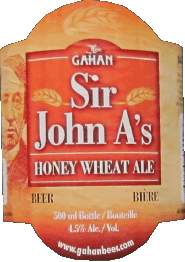 Bebidas Cervezas Canadá Gahan 