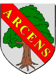 Drapeaux France Départements - Villes 07 ARCENS 