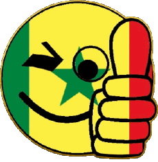 Flags Africa Senegal Smiley - OK 
