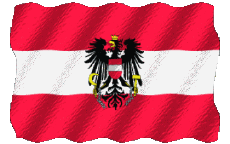 Bandiere Europa Austria Welligkeit 