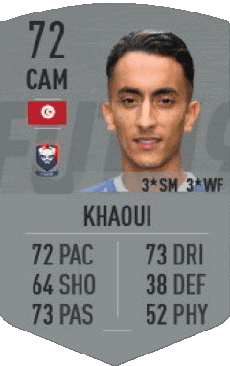 Multi Media Video Games F I F A - Card Players Tunisia Saîf-Eddine Khaoui 