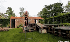 Humor -  Fun PEOPLE Unicycle Fail 