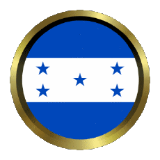 Drapeaux Amériques Honduras Rond - Anneaux 
