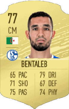 Multimedia Videospiele F I F A - Karten Spieler Algerien Nabil Bentaleb 
