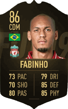 Multi Media Video Games F I F A - Card Players Brazil Fabinho - Fábio Henrique Tavares 