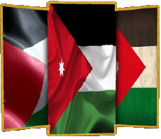 Fahnen Asien Jordan Form 02 