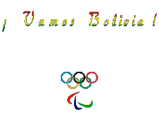Mensajes Español Vamos Bolivia Juegos Olímpicos 