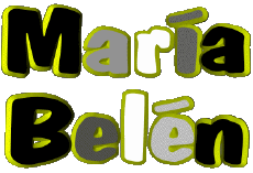 First Names FEMININE - Spain M Composed María Belén 