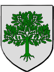 Blasón-Banderas Francia Departamentos - Ciudades 16 NERSAC Blasón