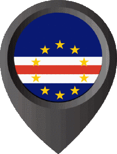 Flags Africa Green Cap Location Pin 