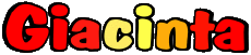 Prénoms FEMININ - Italie G Giacinta 