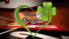Messages French Bonne Chance Animated Background 004 