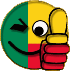 Drapeaux Afrique Benin Smiley - OK 