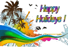 Mensajes Inglés Happy Holidays Fondo transparente 26 