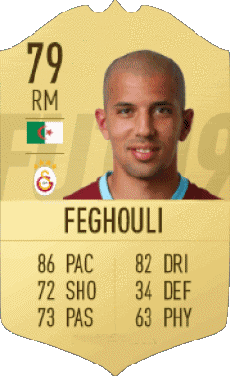 Multimedia Videospiele F I F A - Karten Spieler Algerien Sofiane Feghouli 