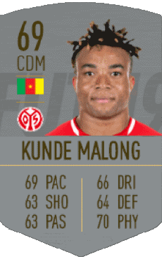 Multimedia Vídeo Juegos F I F A - Jugadores  cartas Camerún Kunde Malong 