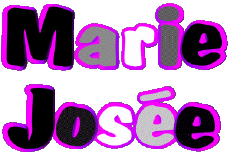 Vorname WEIBLICH - Frankreich M Zusammengesetzter Marie Josée 