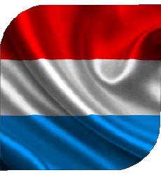 Bandiere Europa Lussemburgo Quadrato 