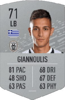 Multimedia Vídeo Juegos F I F A - Jugadores  cartas Grecia Dimitri Giannoulis 
