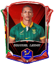 Sports Rugby - Players South Africa Team 2025 Immanuel Libbok 