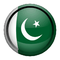 Bandiere Asia Pakistan Rotondo - Anelli 