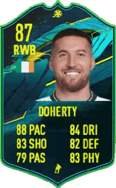 Multimedia Vídeo Juegos F I F A - Jugadores  cartas Irlanda Matt Doherty 