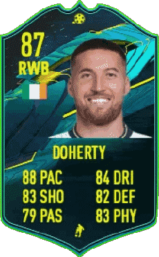 Multimedia Videospiele F I F A - Karten Spieler Irland Matt Doherty 