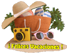 Mensajes Español Felices Vacaciones Fondo transparente 31 
