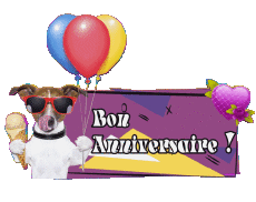 Messagi Francese Bon Anniversaire Animaux 006 