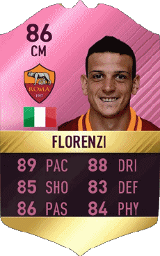 Multimedia Videospiele F I F A - Karten Spieler Italien Alessandro Florenzi 
