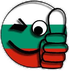 Flags Europe Bulgaria Smiley - OK 