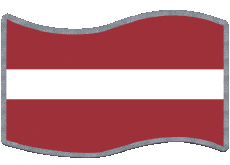 Drapeaux Europe Lettonie Rectangle 