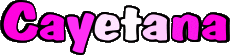 Vorname WEIBLICH - Spanien C Cayetana 