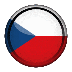 Fahnen Europa Tschechische Republik Rund - Ringe 