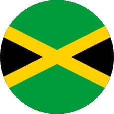 Flags America Jamaica Round 