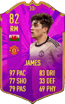 Multi Media Video Games F I F A - Card Players Wales Daniel James 