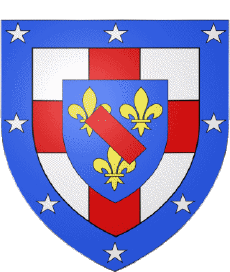 Blasone-Bandiere Francia Dipartimenti - Città 75 Paris Quartiere 14 Blasone