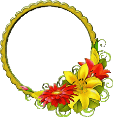 Messages English Happy Birthday Floral Transparent Background 017 