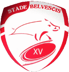 Sports Rugby Club France Logo Dept 24 Stade Belvèsois 