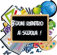 Messages Italian Buon Rientro a Scuola Transparent Background 002 