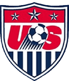 Logo 1995-Sports FootBall Equipes Nationales - Ligues - Fédération Amériques USA Logo 1995